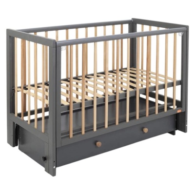 Кровать детская с универсальным маятником Rant Indy Box Moon Grey 01